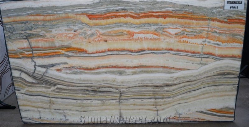 Multicolor Rainbow Onyx Slab