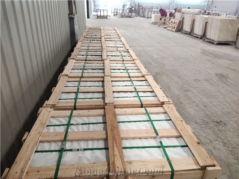Beige Marble Customization 20mm Marble Slabs