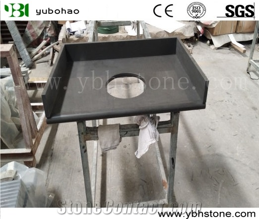 Grey Quartz/Polished Grey Artificial Bath Top