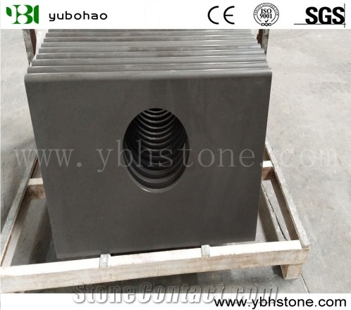 Grey Quartz/Polished Grey Artificial Bath Top