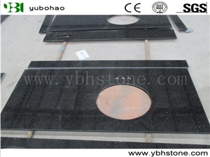 Mongolia Black Granite Solid Surface Bath Tops