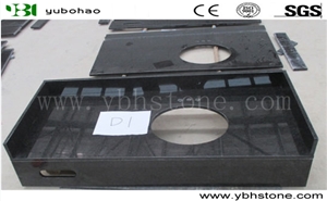 Mongolia Black Granite Solid Surface Bath Tops