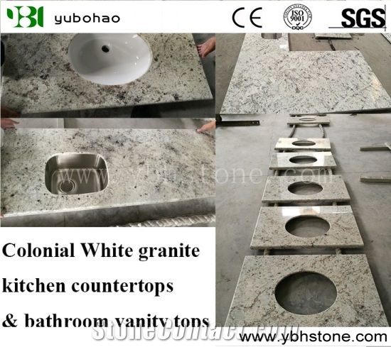 River White/Polished Chinese Granite Countertop