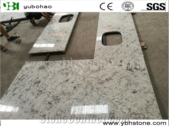 River White/Polished Chinese Granite Countertop