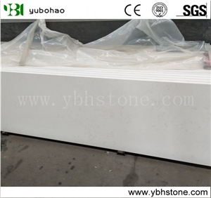 White Quartz/Polished Artificial Stone Countertop