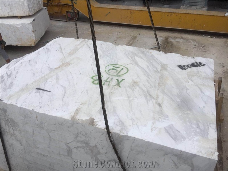 White Marble Bloc Volakas White Rough Blocks