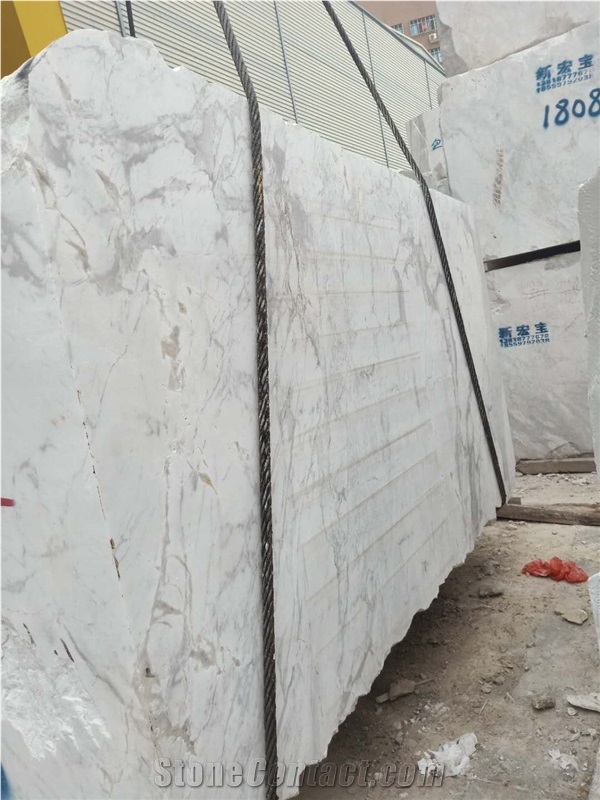 White Marble Bloc Volakas White Rough Blocks