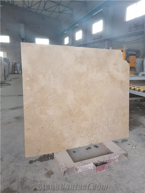 White Travertine Cross Cut