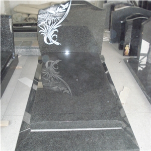 Granite Poland Design Laser Etching Monument