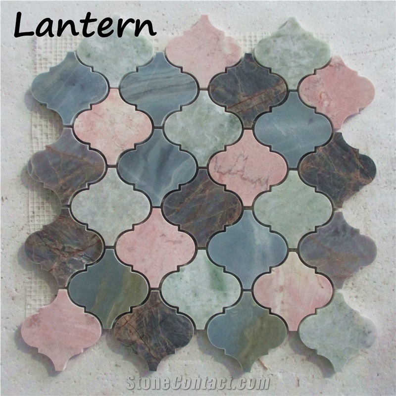 Lantern Marble Mosaic Tile for Dinning Room