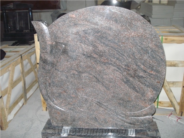 Poland Design Aurora Granite Headstone