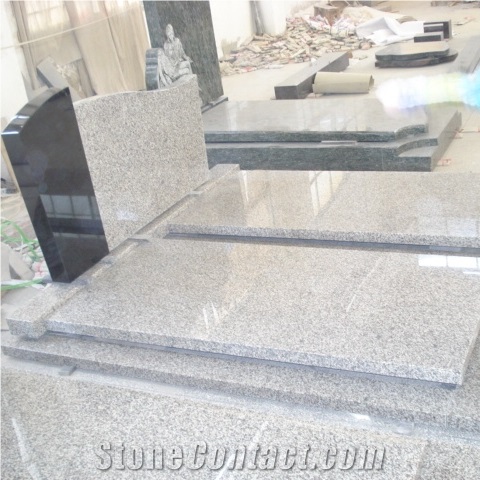 Poland Design G633 Gray Granite Tombstone