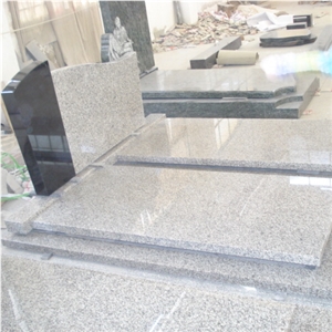 Poland Design G633 Gray Granite Tombstone