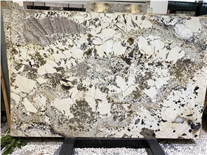Patterned Patagonia Quartzite Slabs Blanc Du Blanc