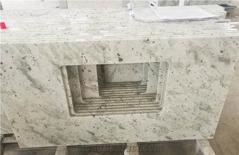 Sri Lanka Andromeda White Granite Bathroom Countertops