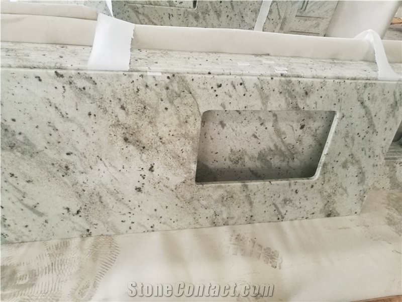 Sri Lanka Andromeda White Granite Bathroom Countertops