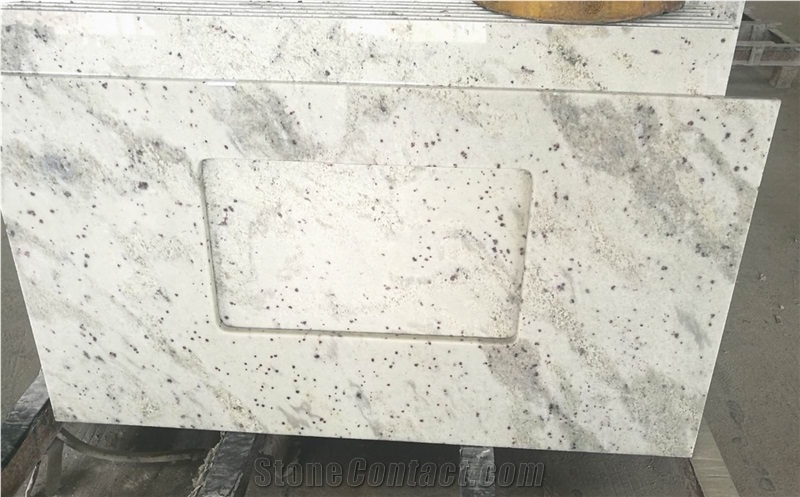 Sri Lanka Andromeda White Granite Bathroom Countertops