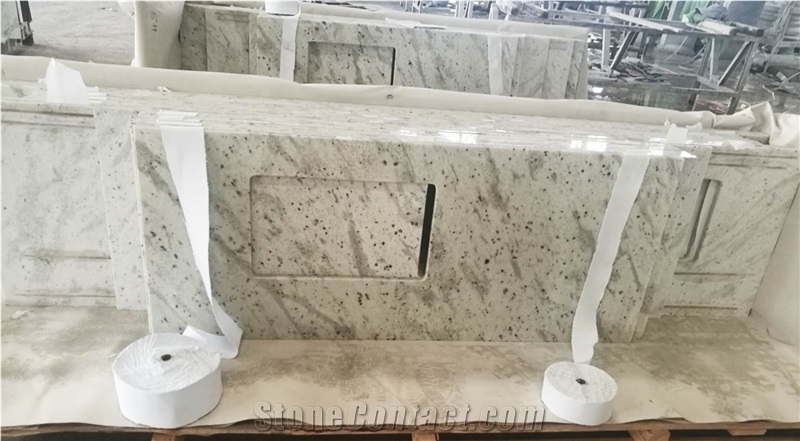 Sri Lanka Andromeda White Granite Bathroom Countertops