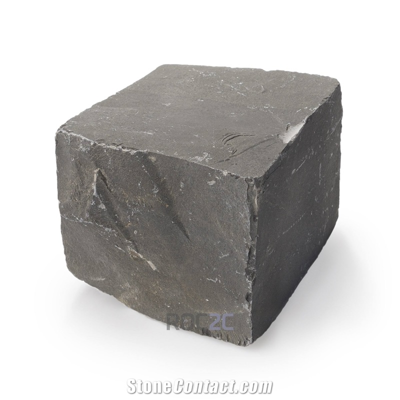 Grey Limestone Cobblestone Pavement