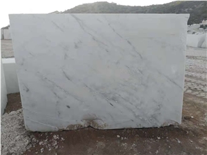 African Statuario Marble Block, Namibia White
