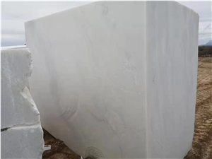 Namibia White Marble Blocks, Bianco Rhino Marble Blocks