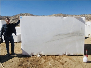 Namibia White Marble Blocks, Bianco Rhino Marble Blocks