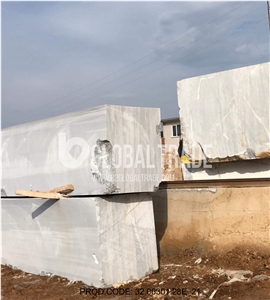 Marmara White Marble - Mink Classic Marble Block
