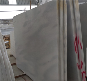 Cloudy Vein White Crystal Marble Slab Cloudy Vein White Crystal Marble Slab