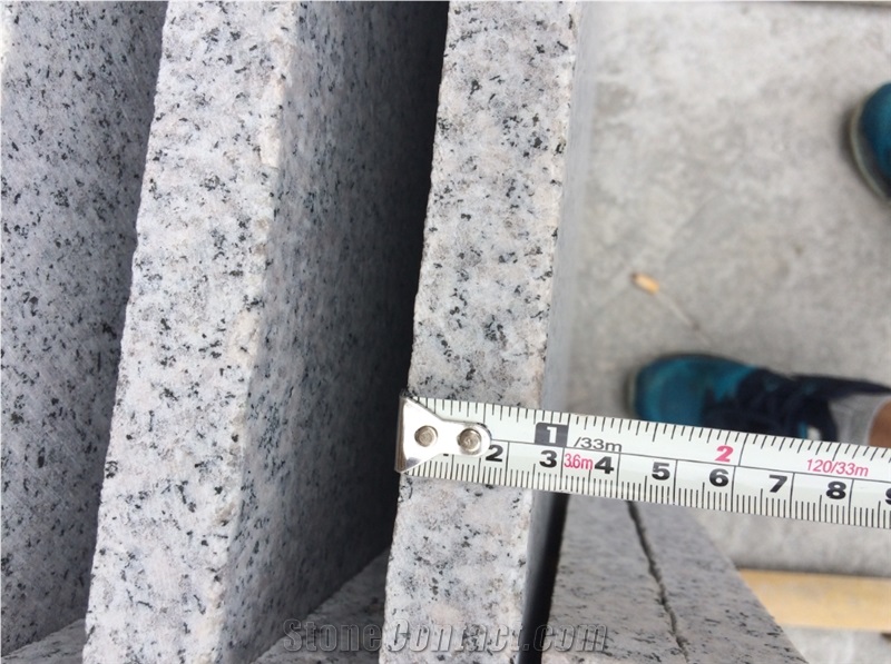 G603 Silver Grey Granite Tiles Flamed Paving Slab