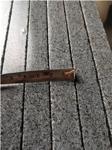 G654 Dark Grey Granite Paving Tiles Slabs Flamed