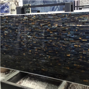 Blue Tiger Eye Stone Semi Precious Stone Panels