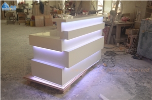 Led Reception Desk Mini Front Desk Counter