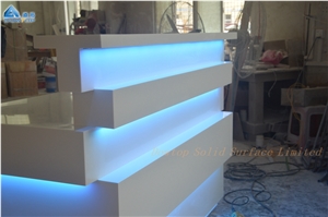 Led Reception Desk Mini Front Desk Counter