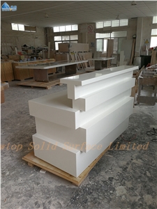 Modern Salon Spa Reception Desk Counter Custom