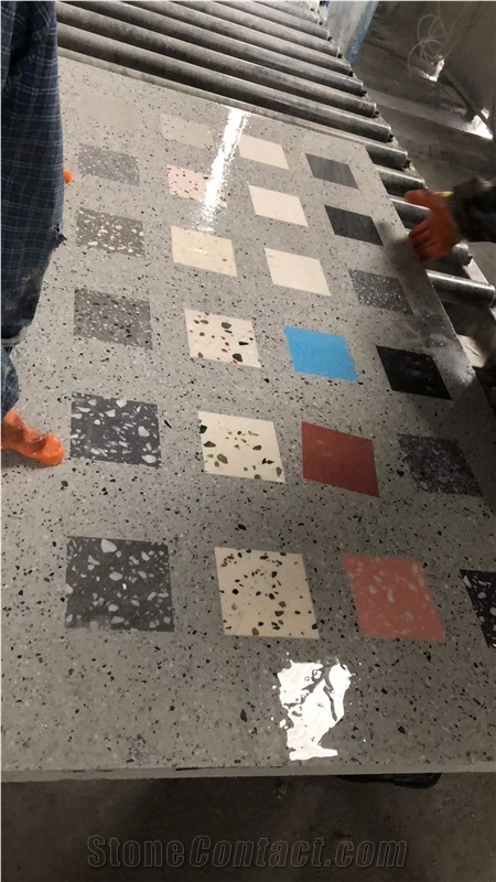 Big Grain Series Terrazzo For Flooring