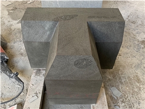 China Hainan Black Basalt Stone Blocks Project