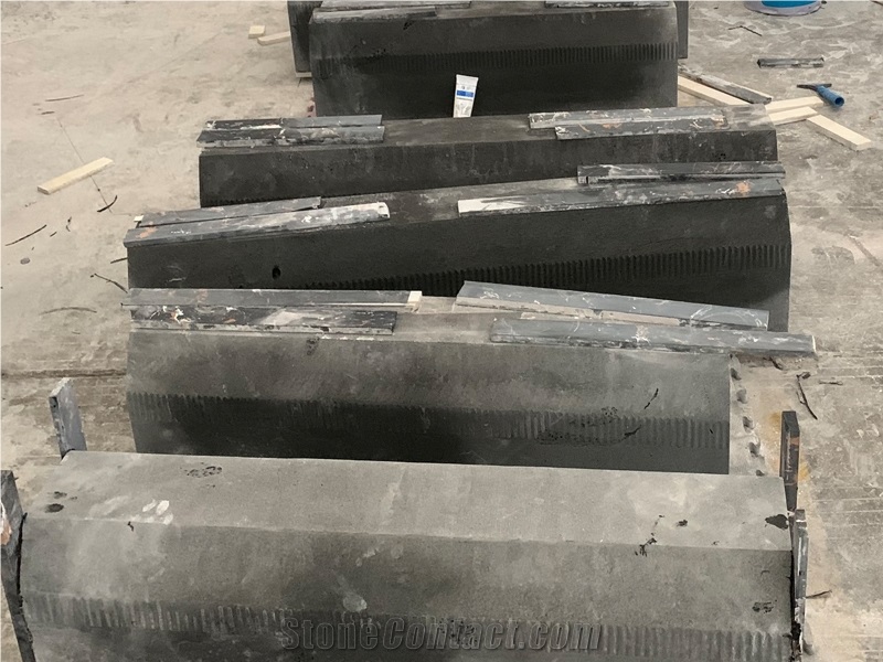China Hainan Black Basalt Stone Blocks Project