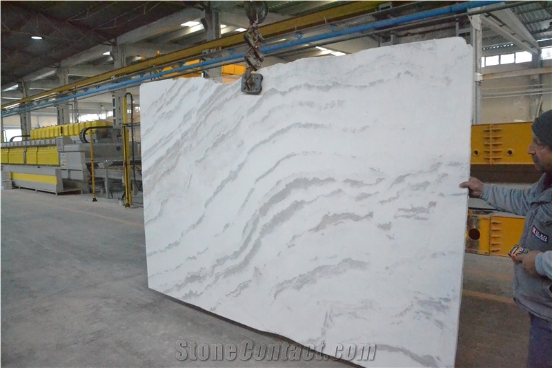 Calacatta Bianco Dolomite Marble Slabs