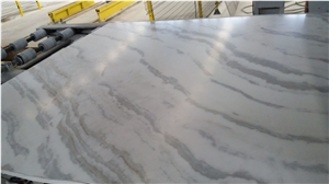 Turkish Calacatta Bianco-Honed Dolomite Marble Slabs