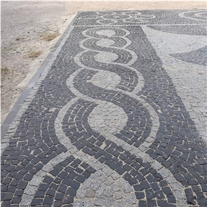 Grey Granite Cubestone Cobble Stone Paver