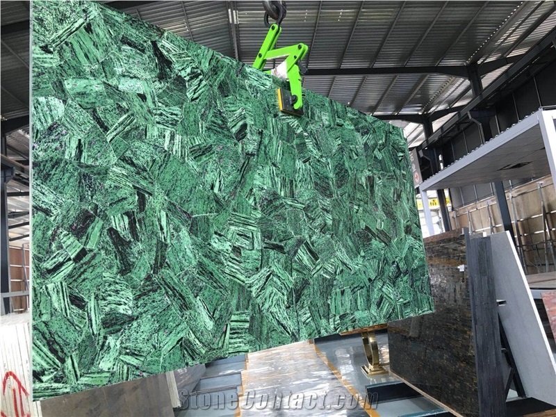 Backlit Effect Kitchen Backsplash Semi Gemstone Slab