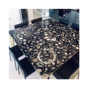 Black Agate Used in Bathroom Design