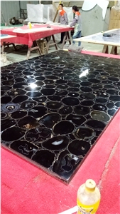 Black Agate Wall Panels