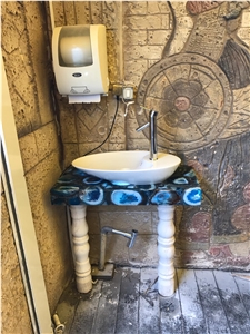 Blue Agate Customize Bathroom Sinks Blue Agate Customize Bathroom Sinks