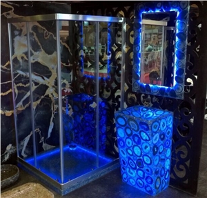 Blue Agate Customize Bathroom Sinks