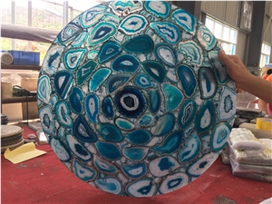 Blue Agate Side Table