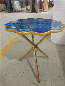 Blue Agate Side Table