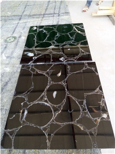 Brazil Elegant Agate Black Slab Panels
