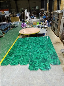 Chinese Factory Hot Sales Malachite Bathroom Countertop, Vanity Top