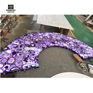 Custom Agate Semi Precious Stone Slab Custom Agate Semi Precious Stone Slab